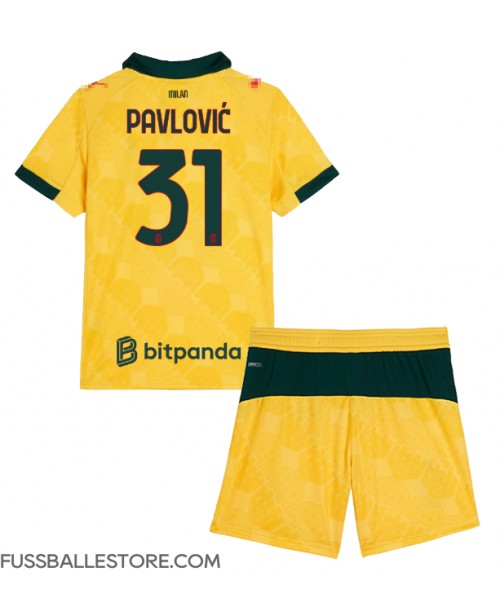 Günstige AC Milan Strahinja Pavlovic #31 3rd trikot Kinder 2025-26 Kurzarm (+ Kurze Hosen) Günstige AC Milan Strahinja Pavlovic #31 3rd trikot Kinder 2025-26 Kurzarm (+ Kurze Hosen)
